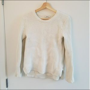 Madewell white sweater